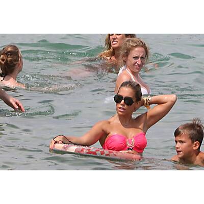 Sylvie Meis: Badespaß mit Sohn Damian in St. Tropez