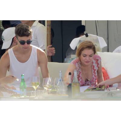 Lindsay Lohan feiert nach Linz in Ibiza