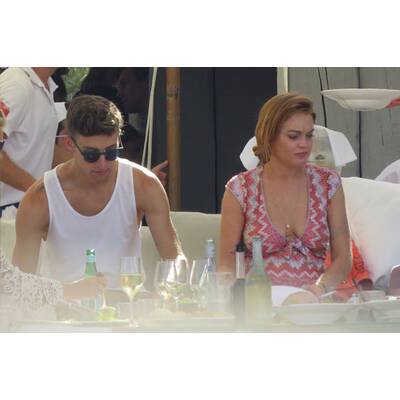 Lindsay Lohan feiert nach Linz in Ibiza