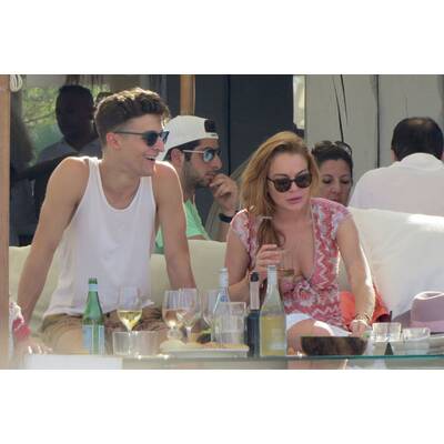 Lindsay Lohan feiert nach Linz in Ibiza