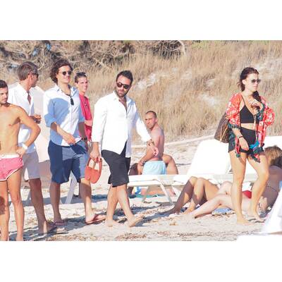 Orlando Bloom im Urlaub auf Ibiza