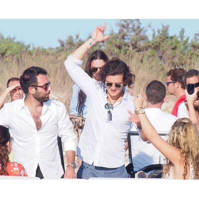 Orlando Bloom im Urlaub auf Ibiza