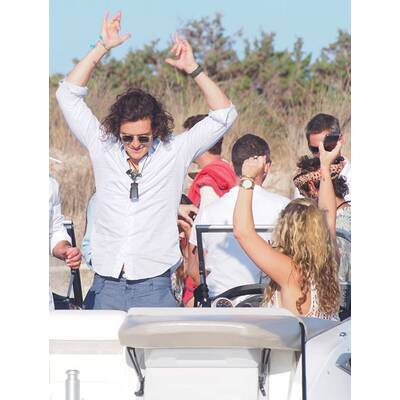 Orlando Bloom im Urlaub auf Ibiza