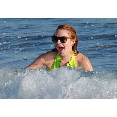 Lindsay Lohan im Urlaub auf Ibiza