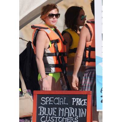 Lindsay Lohan im Urlaub auf Ibiza