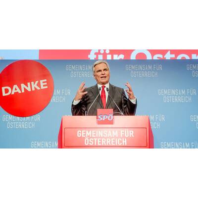 Wahlparty der SPÖ in Wien