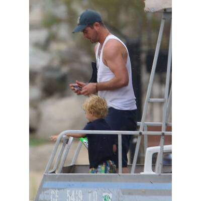 Robin Thicke: Campingausflug mit seinem Sohn