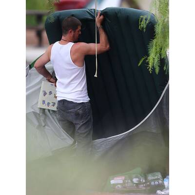 Robin Thicke: Campingausflug mit seinem Sohn