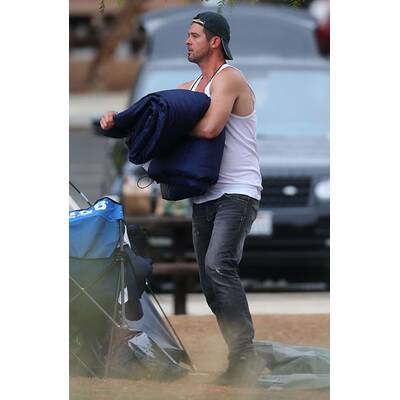 Robin Thicke: Campingausflug mit seinem Sohn