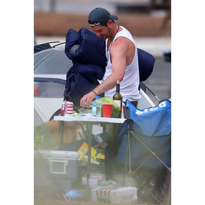 Robin Thicke: Campingausflug mit seinem Sohn