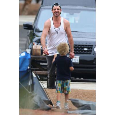 Robin Thicke: Campingausflug mit seinem Sohn