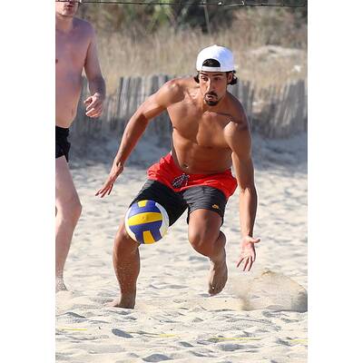 Sami Khedira: Strandspaß ohne Lena Gercke