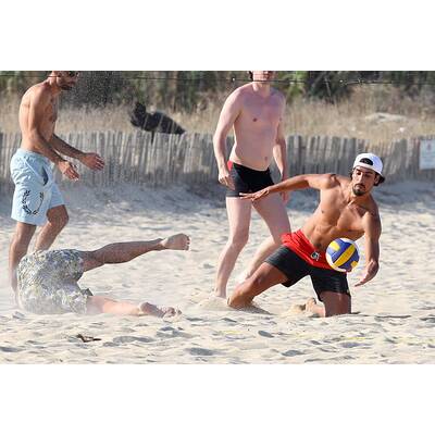 Sami Khedira: Strandspaß ohne Lena Gercke