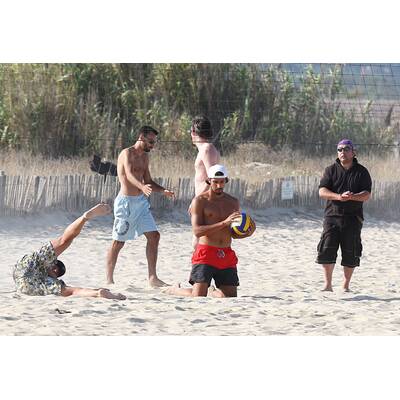 Sami Khedira: Strandspaß ohne Lena Gercke