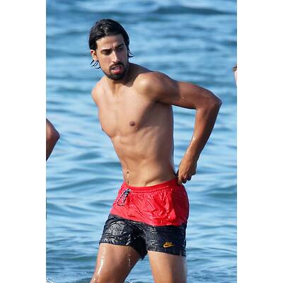 Sami Khedira: Strandspaß ohne Lena Gercke