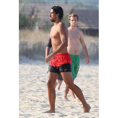 Sami Khedira: Strandspaß ohne Lena Gercke