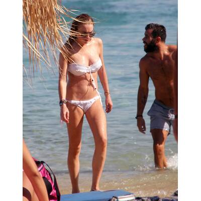 Lindsay Lohan im Urlaub mit sexy Unbekanntem