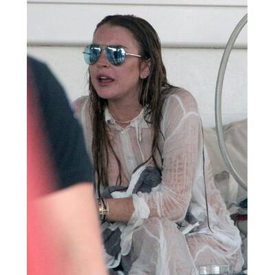 Lindsay Lohan im Urlaub mit sexy Unbekanntem