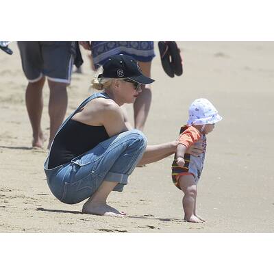 Gwen Stefani: Badespaß mit Zuma, Kingston & Apollo