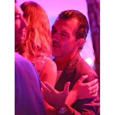 Antonio Banderas flirtet in Saint Tropez
