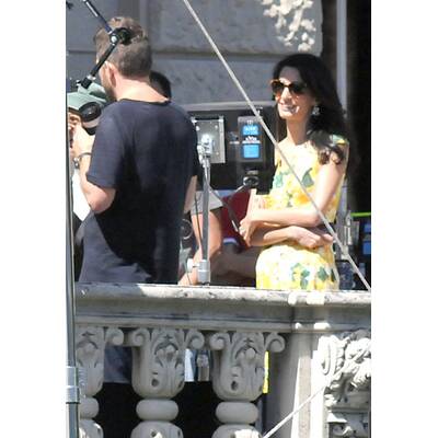George Clooney bekommt Besuch von Amal Alamuddin