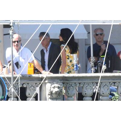 George Clooney bekommt Besuch von Amal Alamuddin
