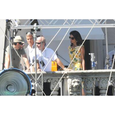 George Clooney bekommt Besuch von Amal Alamuddin