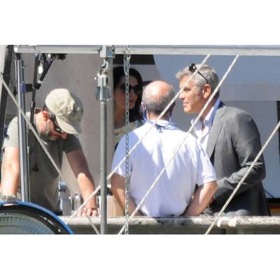 George Clooney bekommt Besuch von Amal Alamuddin