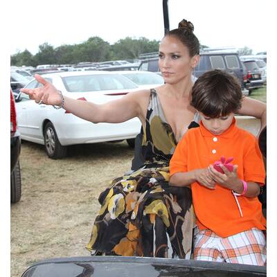 Jennifer Lopez mit ihren Zwillingen Max & Emme