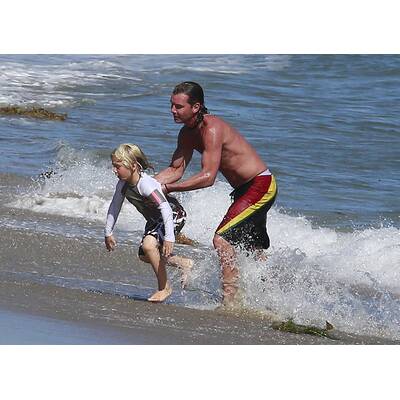 Gwen Stefani: Strandtag mit der Familie