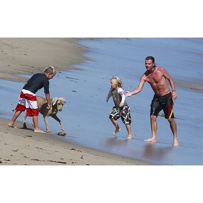Gwen Stefani: Strandtag mit der Familie