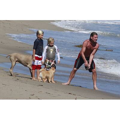 Gwen Stefani: Strandtag mit der Familie