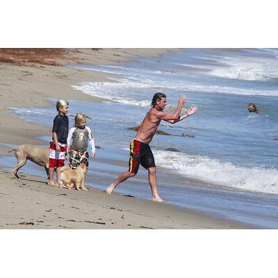 Gwen Stefani: Strandtag mit der Familie