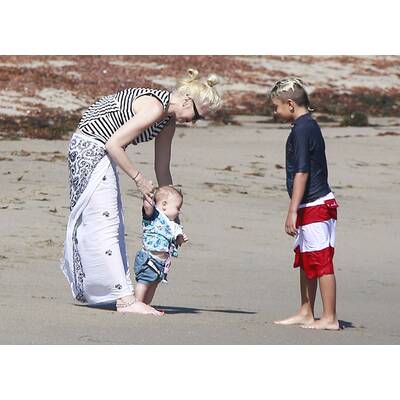 Gwen Stefani: Strandtag mit der Familie