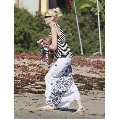 Gwen Stefani: Strandtag mit der Familie