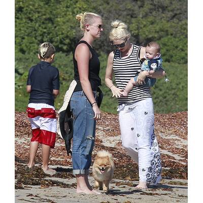 Gwen Stefani: Strandtag mit der Familie