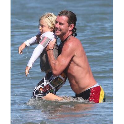 Gwen Stefani: Strandtag mit der Familie