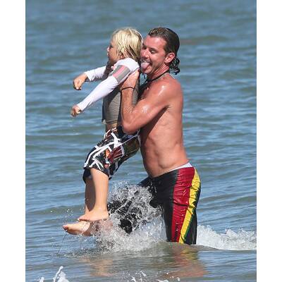 Gwen Stefani: Strandtag mit der Familie