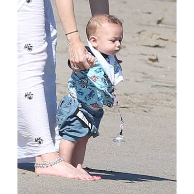 Gwen Stefani: Strandtag mit der Familie