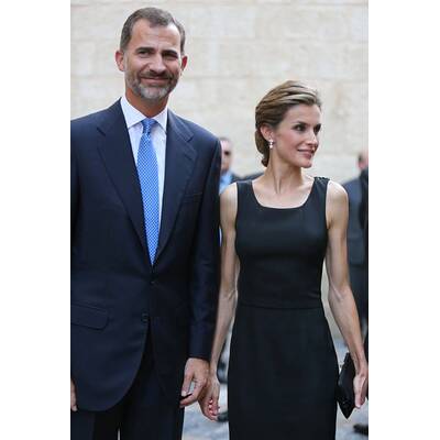 Königin Letizia strahlt neben Ehemann Felipe