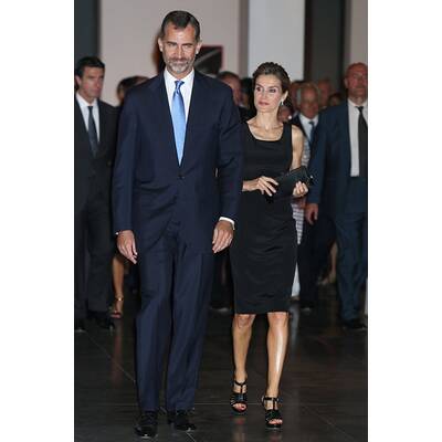 Königin Letizia strahlt neben Ehemann Felipe