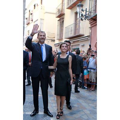 Königin Letizia strahlt neben Ehemann Felipe