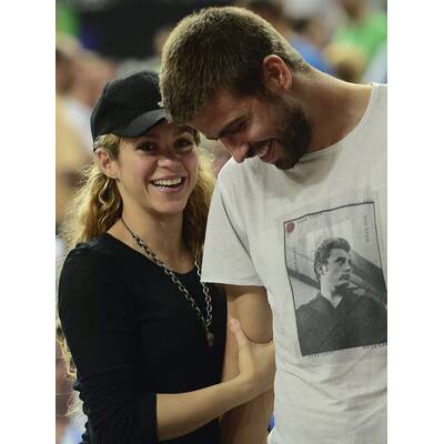 Shakira & Piqué turteln bei Basketball-Match