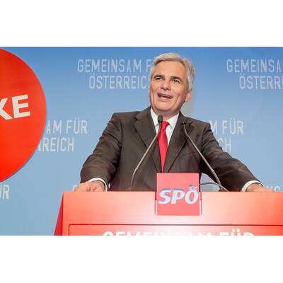 Wahlparty der SPÖ in Wien