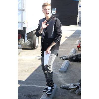 Justin Bieber: Musikvideodreh mit David Hasselhoff 