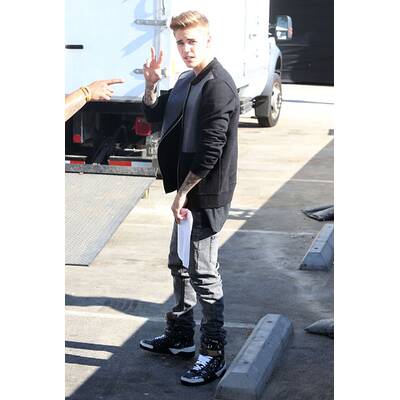 Justin Bieber: Musikvideodreh mit David Hasselhoff 