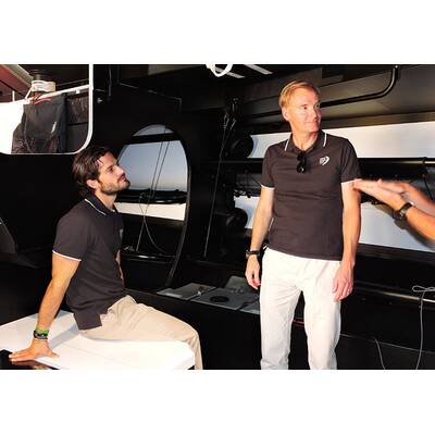 Schweden-Prinz Carl Philip beim Volvo Ocean Race