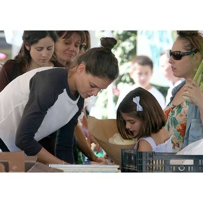 Katie Holmes & Suri Cruise am Bauernmarkt
