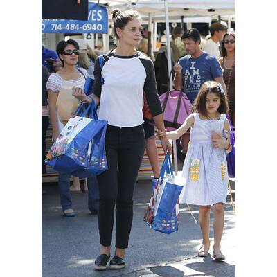 Katie Holmes & Suri Cruise am Bauernmarkt