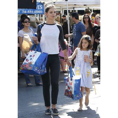 Katie Holmes & Suri Cruise am Bauernmarkt